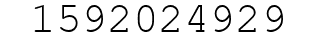 Number 1592024929.