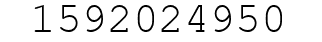 Number 1592024950.