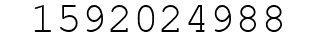 Number 1592024988.
