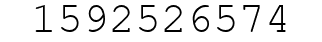 Number 1592526574.