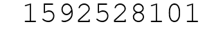 Number 1592528101.
