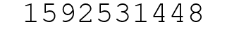 Number 1592531448.