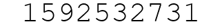 Number 1592532731.