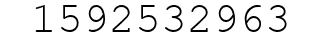 Number 1592532963.