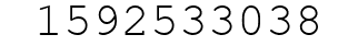 Number 1592533038.