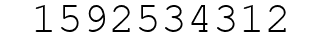 Number 1592534312.