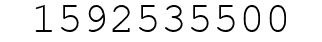 Number 1592535500.