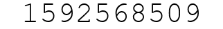 Number 1592568509.