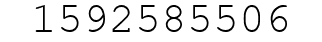 Number 1592585506.