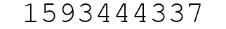 Number 1593444337.