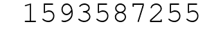 Number 1593587255.