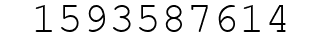 Number 1593587614.