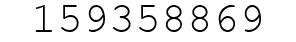 Number 159358869.