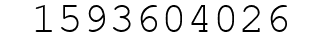 Number 1593604026.