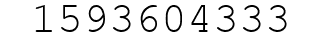 Number 1593604333.