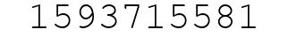 Number 1593715581.