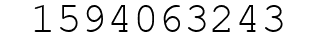 Number 1594063243.