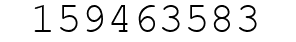 Number 159463583.