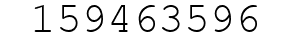 Number 159463596.