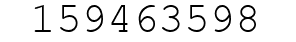 Number 159463598.