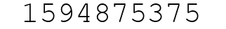 Number 1594875375.