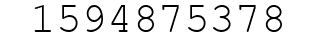 Number 1594875378.
