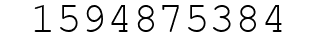 Number 1594875384.