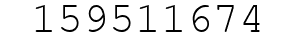 Number 159511674.