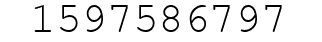 Number 1597586797.