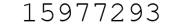 Number 15977293.