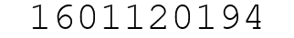 Number 1601120194.