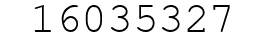 Number 16035327.