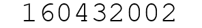 Number 160432002.