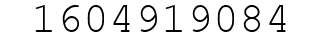 Number 1604919084.