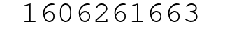 Number 1606261663.