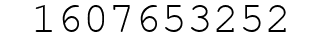 Number 1607653252.