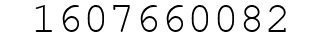 Number 1607660082.