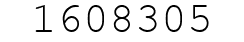 Number 1608305.