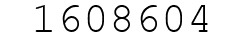 Number 1608604.