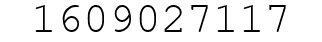 Number 1609027117.