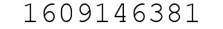 Number 1609146381.