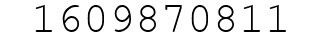 Number 1609870811.