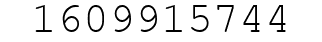 Number 1609915744.