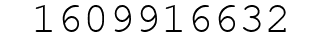Number 1609916632.