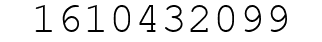 Number 1610432099.