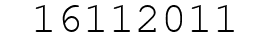 Number 16112011.