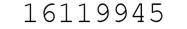 Number 16119945.