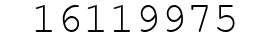 Number 16119975.