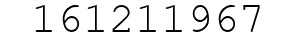 Number 161211967.