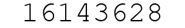 Number 16143628.